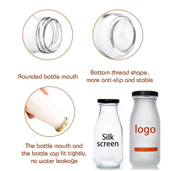 Glass Milk Bottles