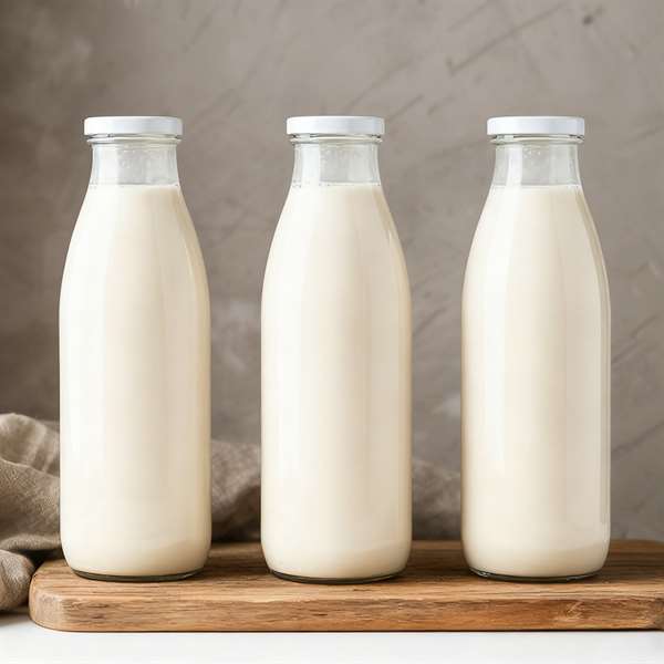 Glass Milk Bottles