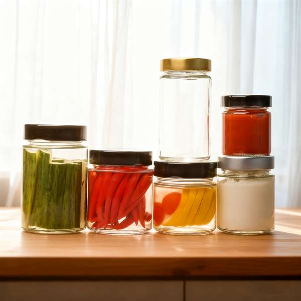 Glass Pickle Jar