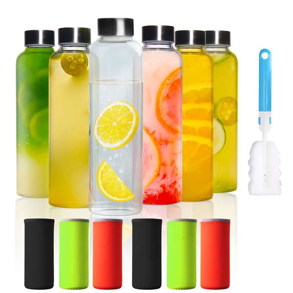 Glass Water Bottles