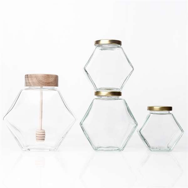 Glass Honey Jar