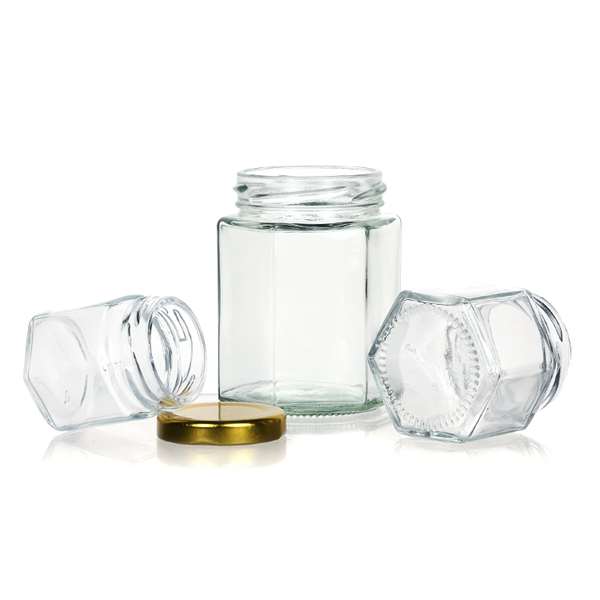 Glass Honey Jars